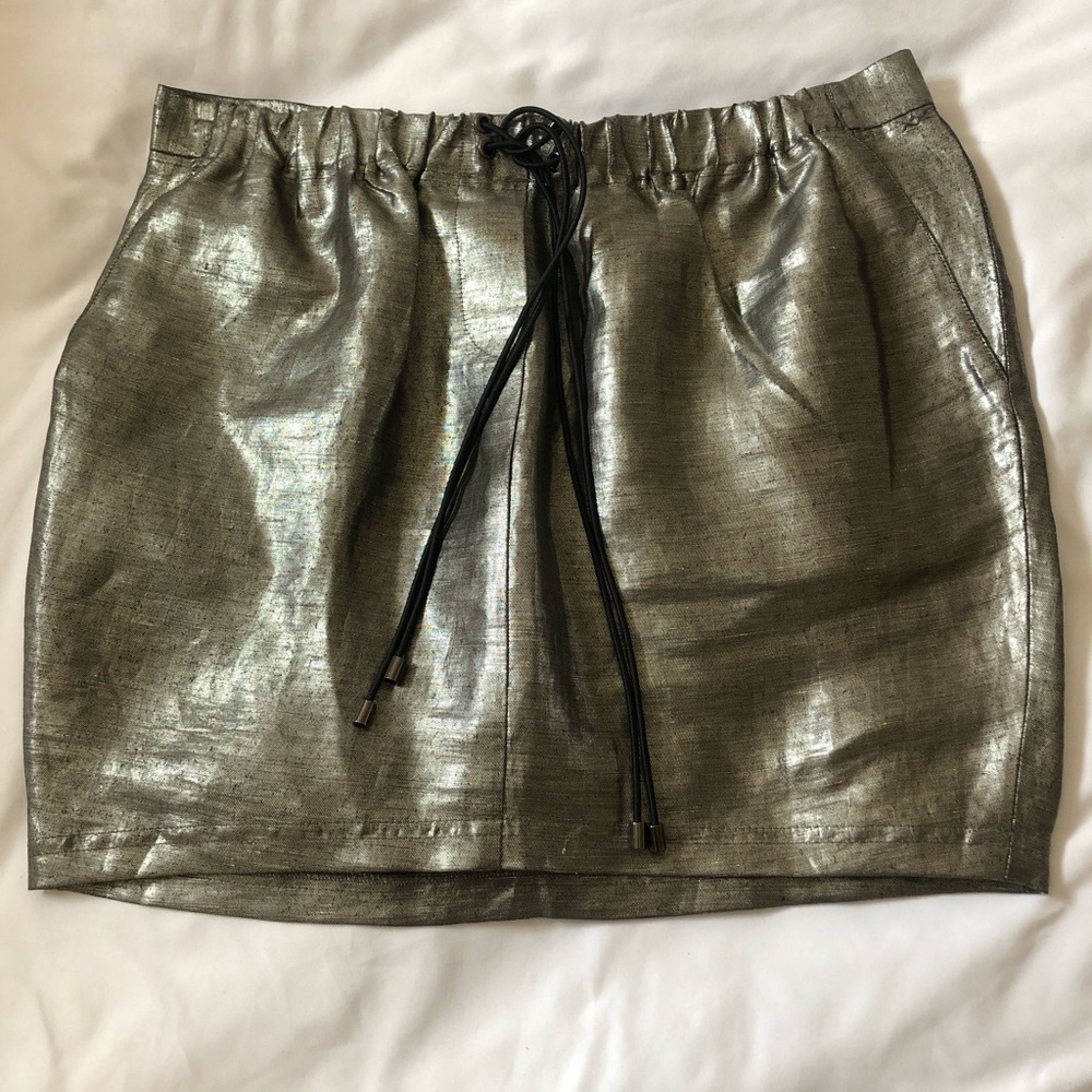 Elizabeth & James Crawford Metallic Skirt XS